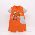 new arrival organic cotton comfortbale lively bear pattern letter a way of life clothes for babies